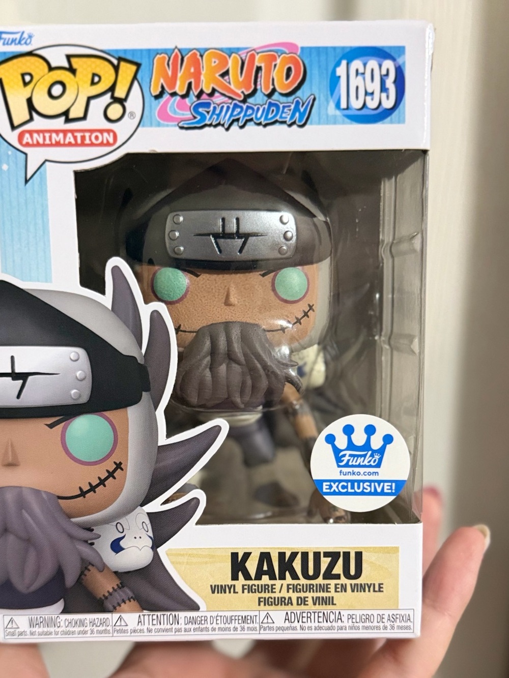 Funko POP! Naruto Shippuden Kakuzu Vinyl Figure - Gray, Green